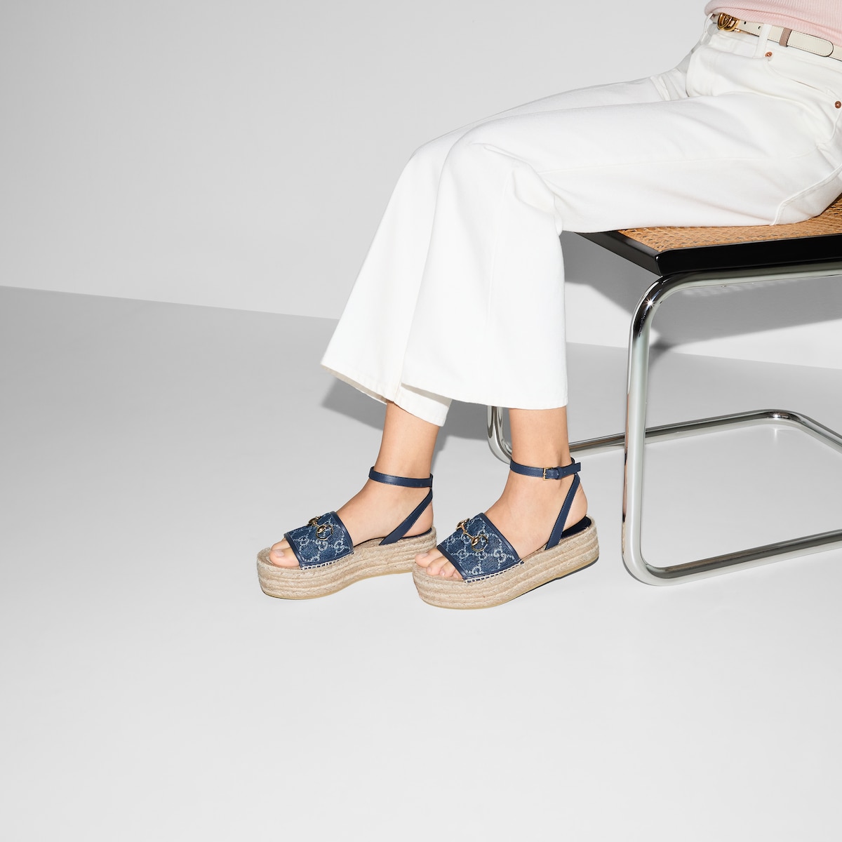 Gucci Women’s flatform espadrille with Horsebit - Image 5